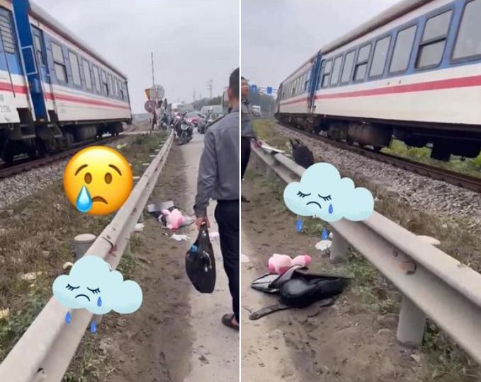 Hưng Yên: Băng qua đường tàu có rào chắn, nữ sinh tử vong thương tâm