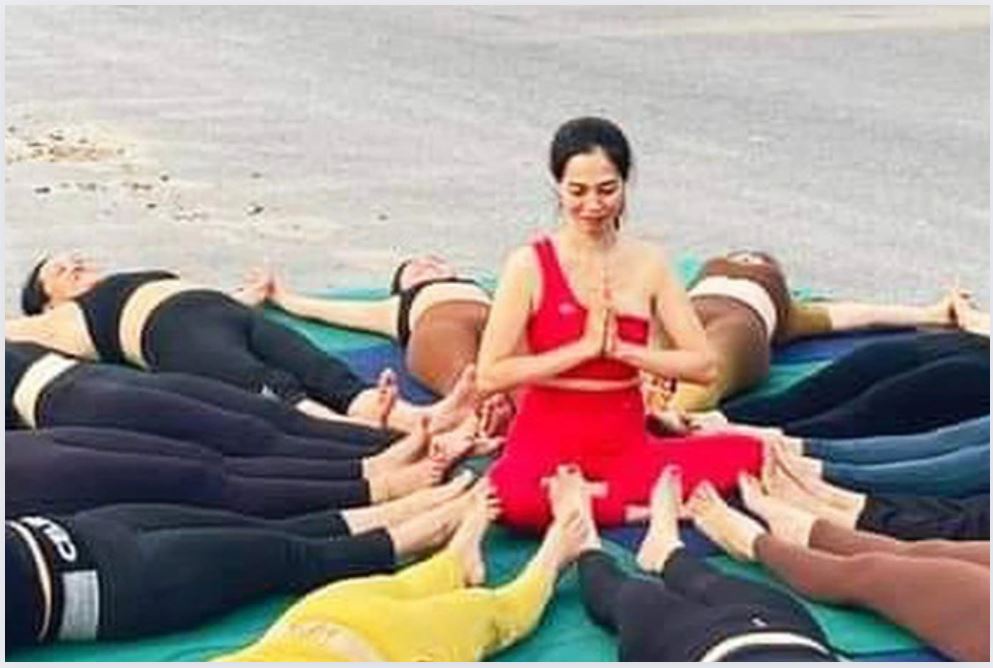 Xử phạt 14 phụ nữ tập Yoga giữa đường ở Thái Bình