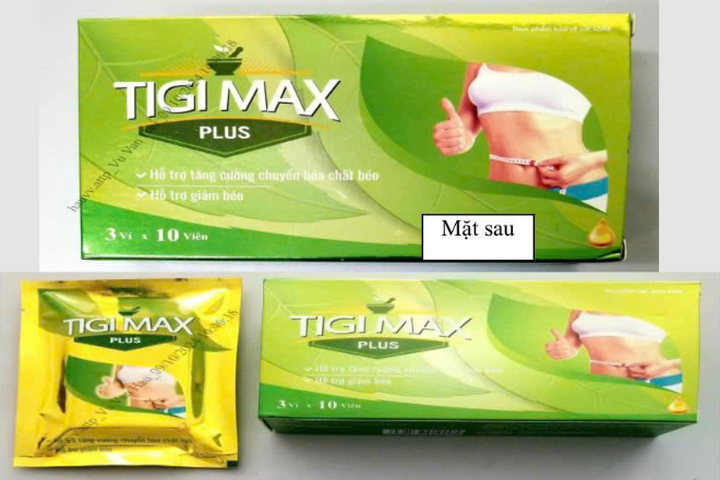 Bộ Y tế cảnh báo viên uống giảm cân Tigi Max Plus chứa chất cấm