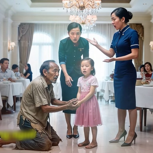 Ông lão ngh:èo dắt cháu đ:ói l:ả vào nhà hàng bị v:u o:an và cái kết khiến tất cả phải lặng người