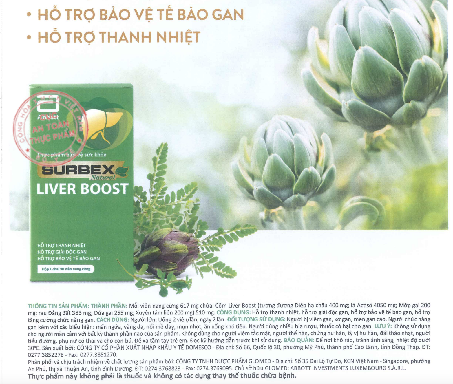 Thu hồi công bố 18 sản phẩm bảo vệ sức khỏe của Abbott Healthcare Việt Nam