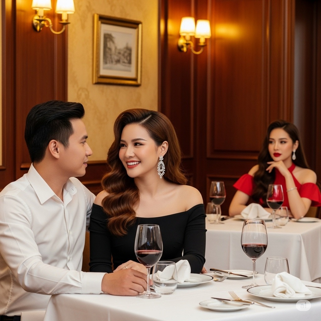 Chồng đặt bàn ăn tối với nh//ân tìn///h, tôi đặt ngay bàn bên cạnh và mời một người tới khiến anh ta x///ấu h///ổ tới cuối đời…
