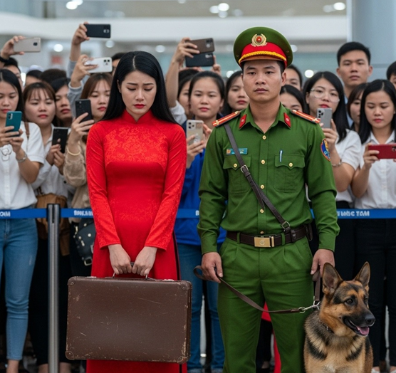 Chú chó cắn váy cô gái sân bay, 10 phút sau ai cũng ngã ngửa khi biết sự thật…