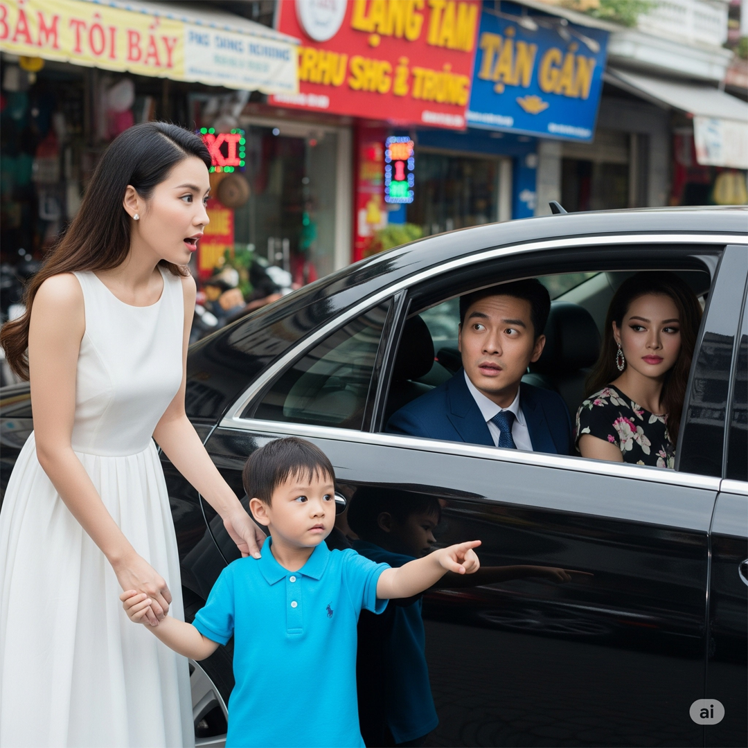 Chồng mất để t//ang đã 5 năm, ngày đưa con đi chơi, vợ r/un rẩ/y thấy chồng trong xe hơi sang trọng, đi cùng anh ấy còn có…