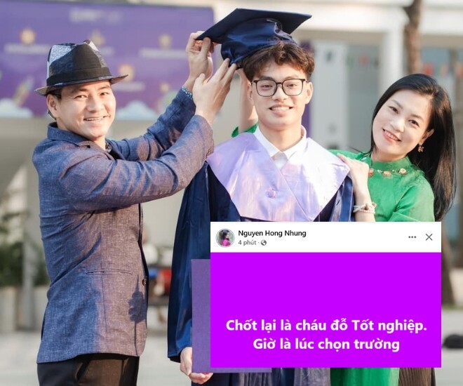 Kết quả thi của con trai NSND Xuân Bắc sau khi điểm tốt nghiệp THPT được công bố