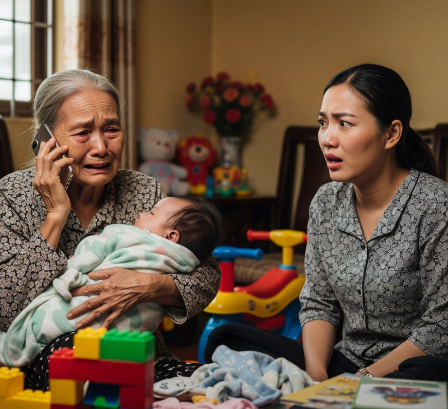 Mẹ chồng có lương hưu nhưng vẫn lên thành phố để trông cháu. Nhìn thấy con dâu lưu tên mẹ chồng 4 chữ trong điện thoại thì…