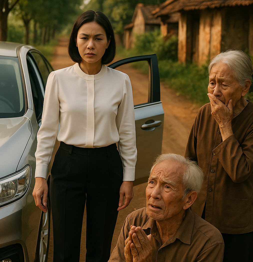 Nhà chồng đuổi tôi ra khỏi nhà lúc tôi đang b:ầu 8 tháng, 10 năm sau, tôi về làng trong chiếc ô tô sang trọng
