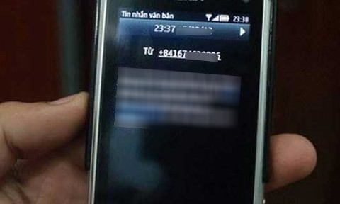 Cảnh sát thông báo tới tất cả những ai nhận được tin nhắn có nội dung sau