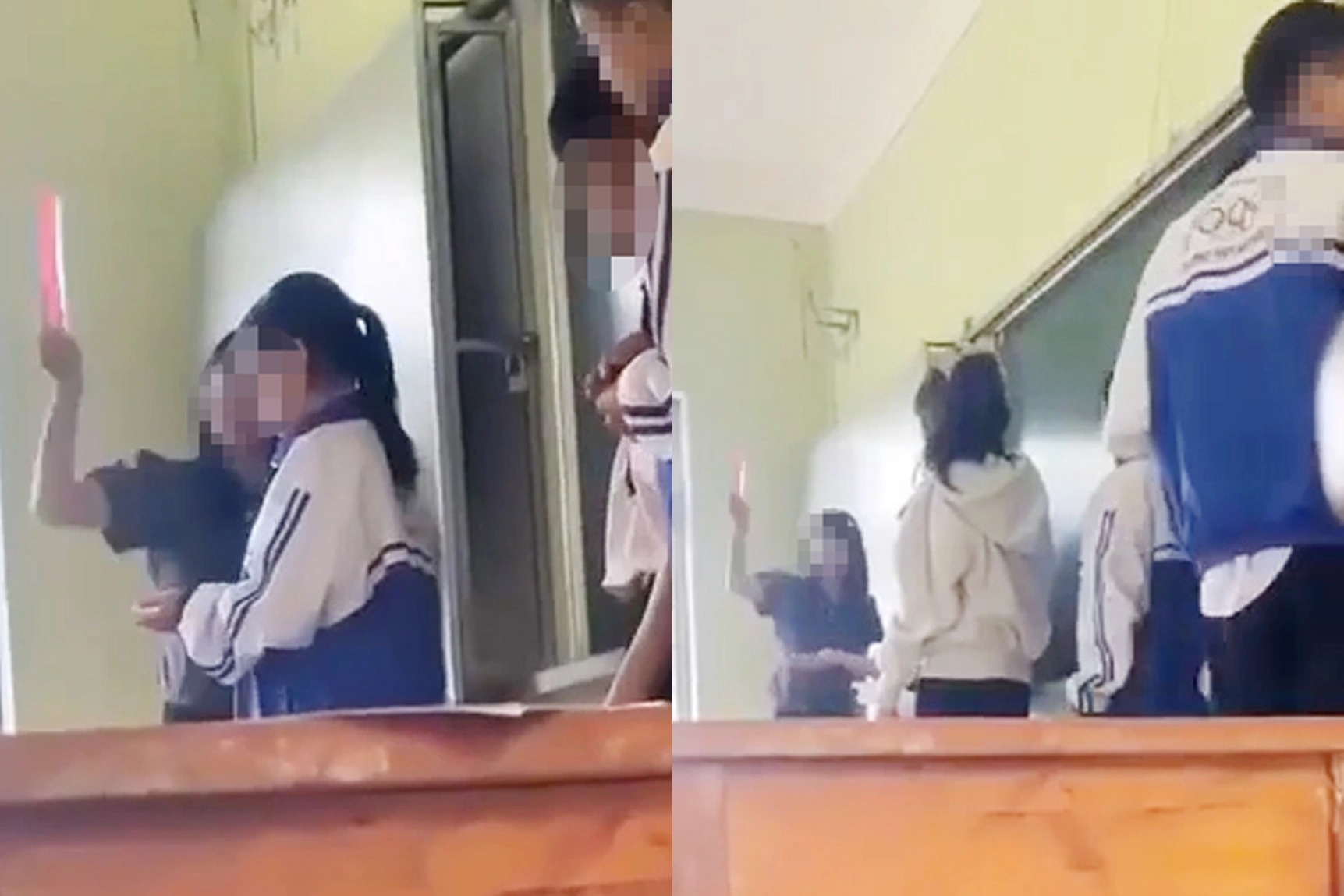 Cho thôi việc nữ giáo viên dùng thước đánh liên tục vào tay học sinh