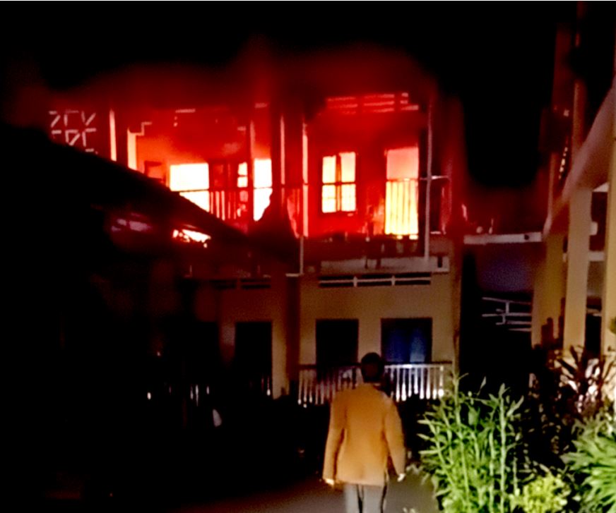 Phát hiện một thithe sau vụ cháy ở trường mầm non ở Lào Cai