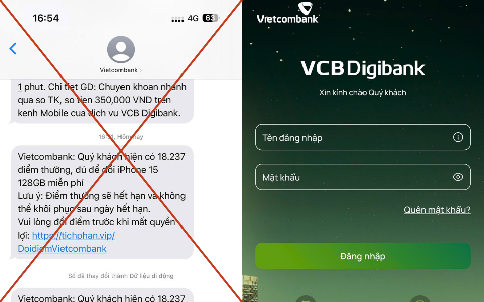 Vietcombank cảnh báo nóng