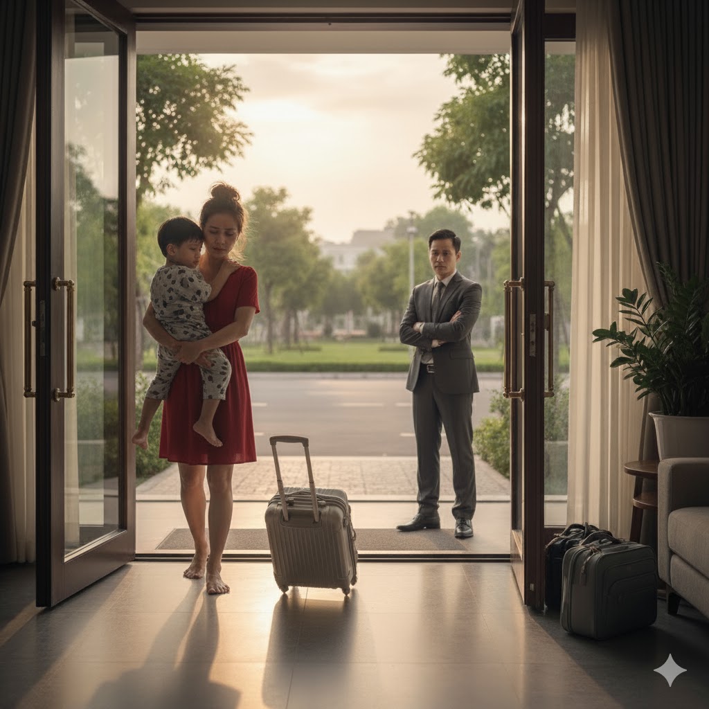 Ly hôn, chồng bắt tôi lựa chọn: muốn một nửa tài sản hay muốn con? Tôi không do dự, chọn con và cái kết…