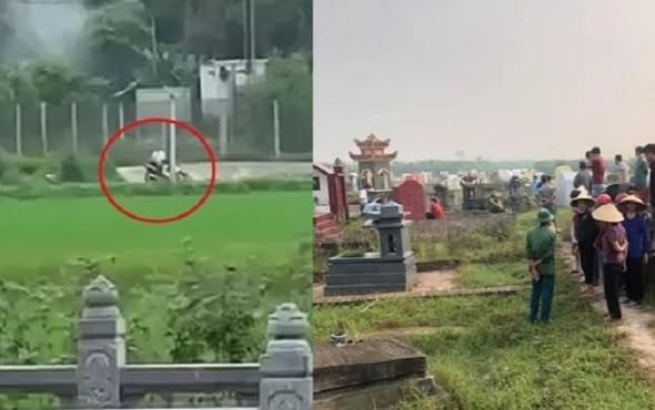 Đang bị ung thư đến đám tang có sao không nhỉ. Sao người đàn ông này chỉ đứng từ xa nhìn đám tiễn mẹ, khóc nức không dám lại gần